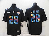 Nike Raiders #28 Josh Jacobs Multi-Color Black Crucial Catch Vapor Untouchable Limited Jersey,baseball caps,new era cap wholesale,wholesale hats